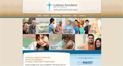 Desktop Screenshot of lutheranfoundation.org