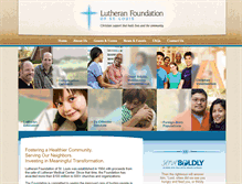 Tablet Screenshot of lutheranfoundation.org